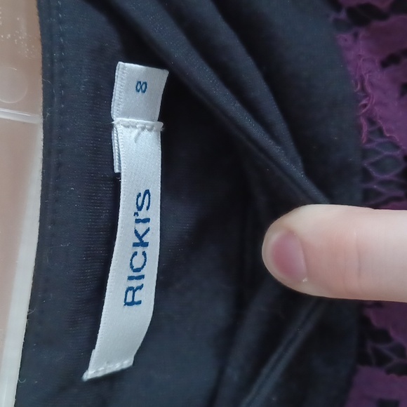 Ricki's Fuschia lace Patterned skirt - Picture 2 of 5